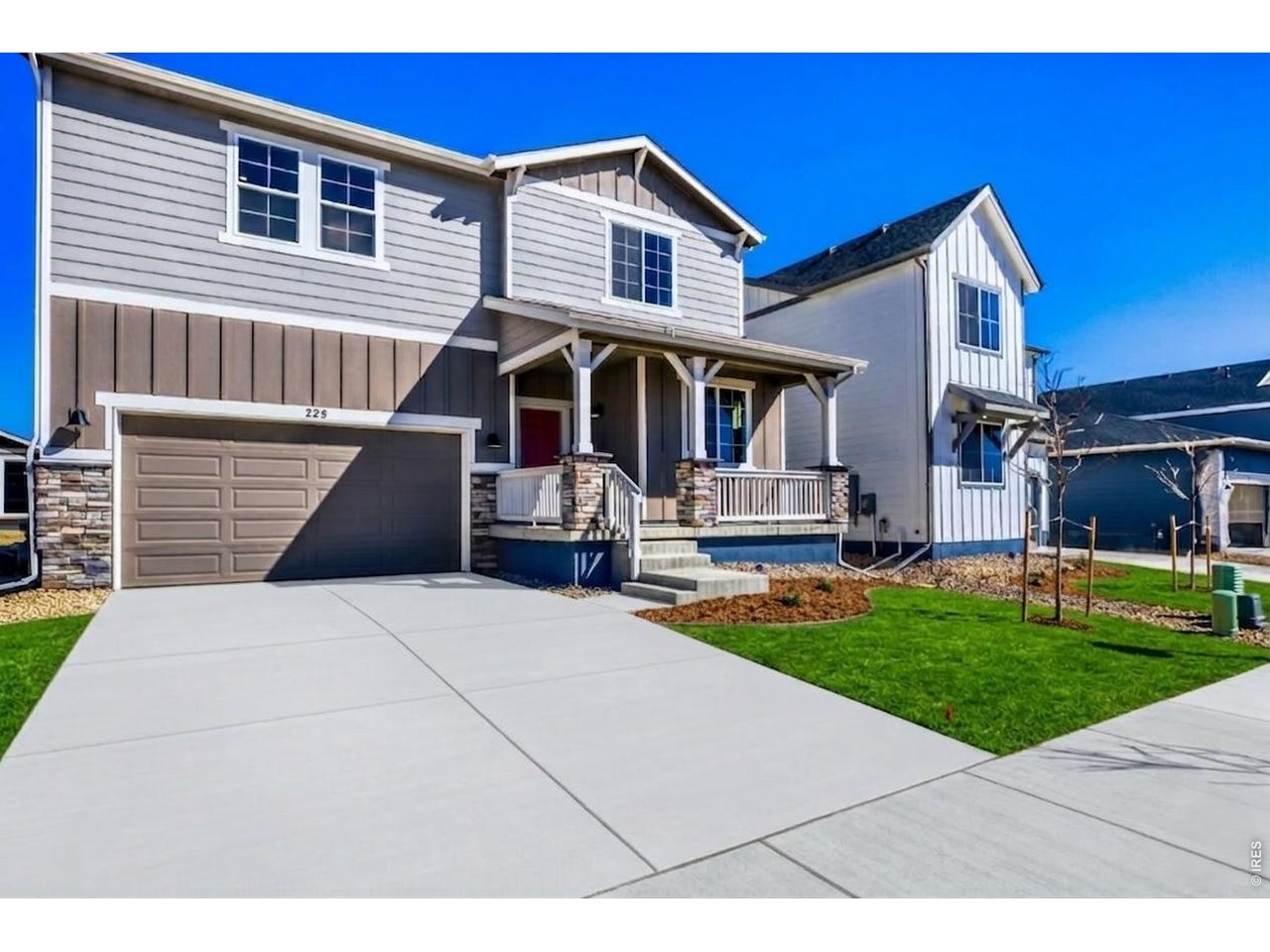 2 car attached garage