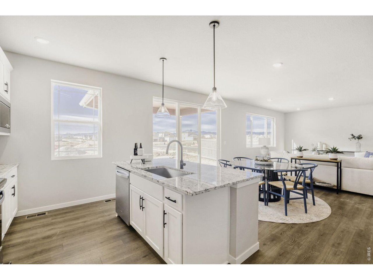 Functional open floor plan