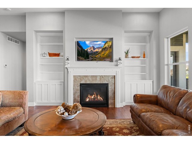 Property Photo 11 Custom builtins w/ gas Fire Place