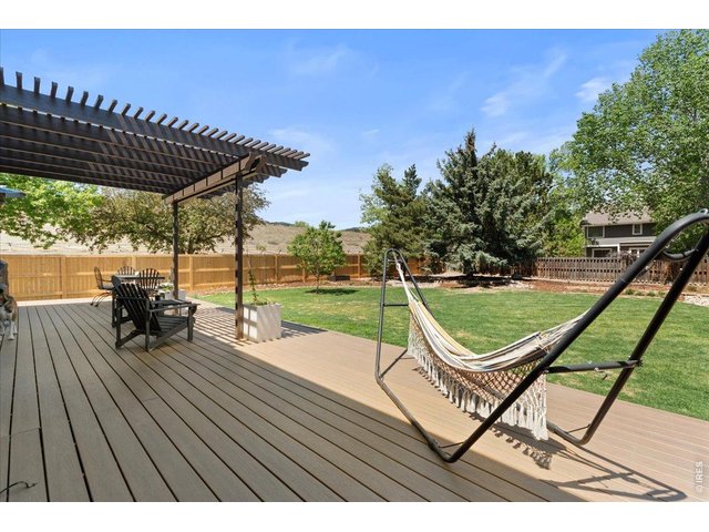 Property Photo 36 Spacious Back Deck with foothills views