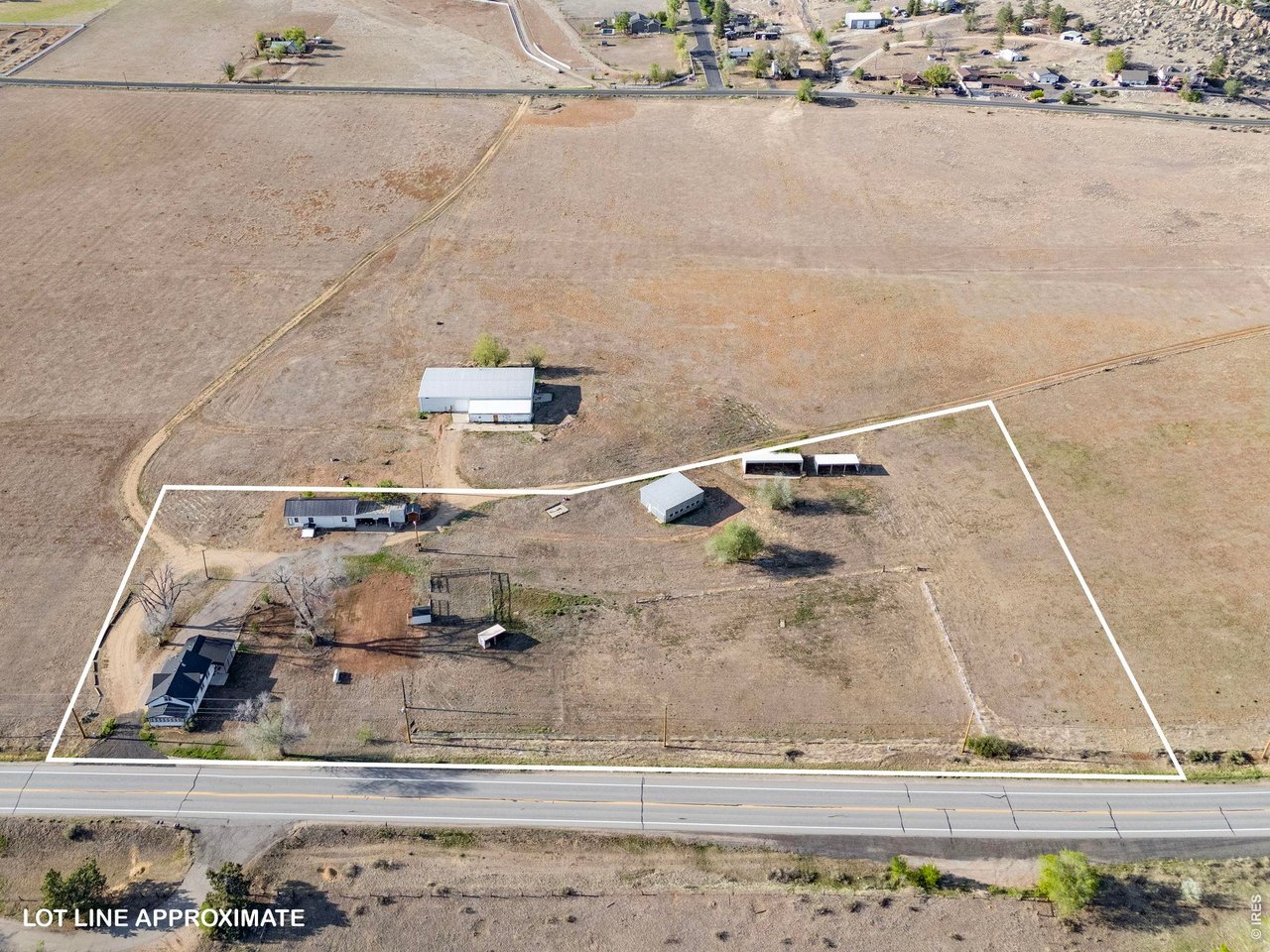 Approximate Boundary Line to show all that's included in this Farmhouse Setting. 