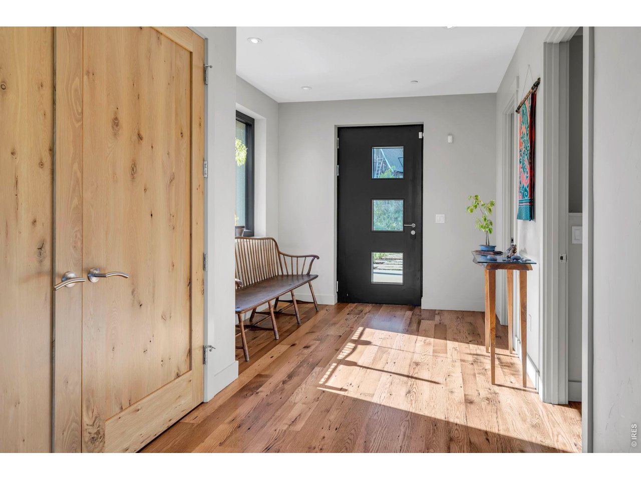 Reclaimed barnwood floors