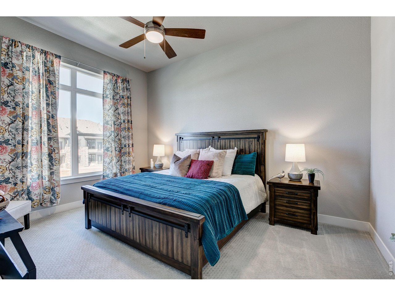 Property Photo 16 Primary bedroom w/ ceiling fan included. Photos of a previously built Barrington II. 