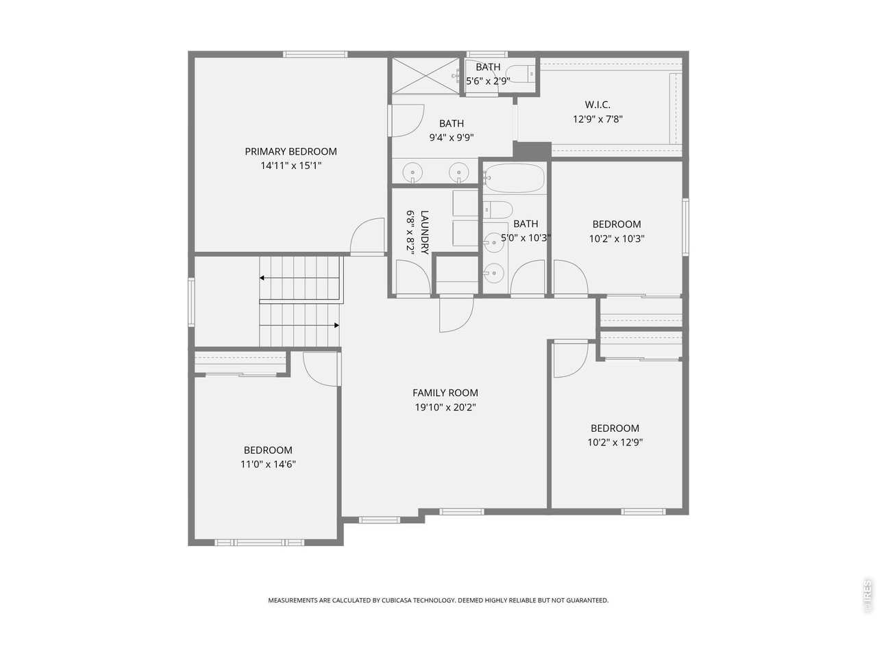 1055 Rubinette Ln - Floor Plan (Upper Floor)