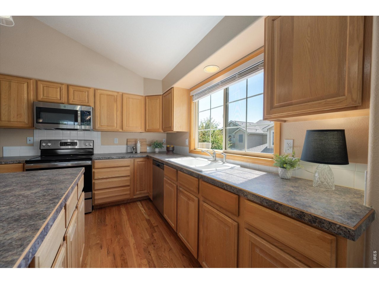 Large window above the sink
