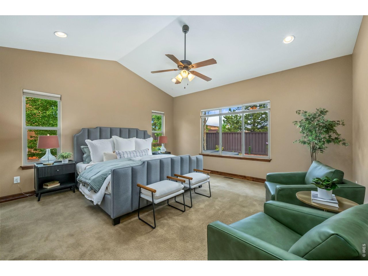 Large Primary Suite with Vaulted Ceilings!