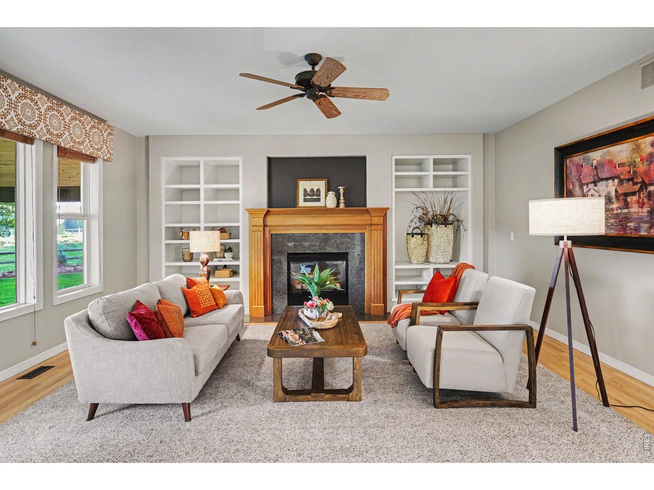 large great room off of the kitchen