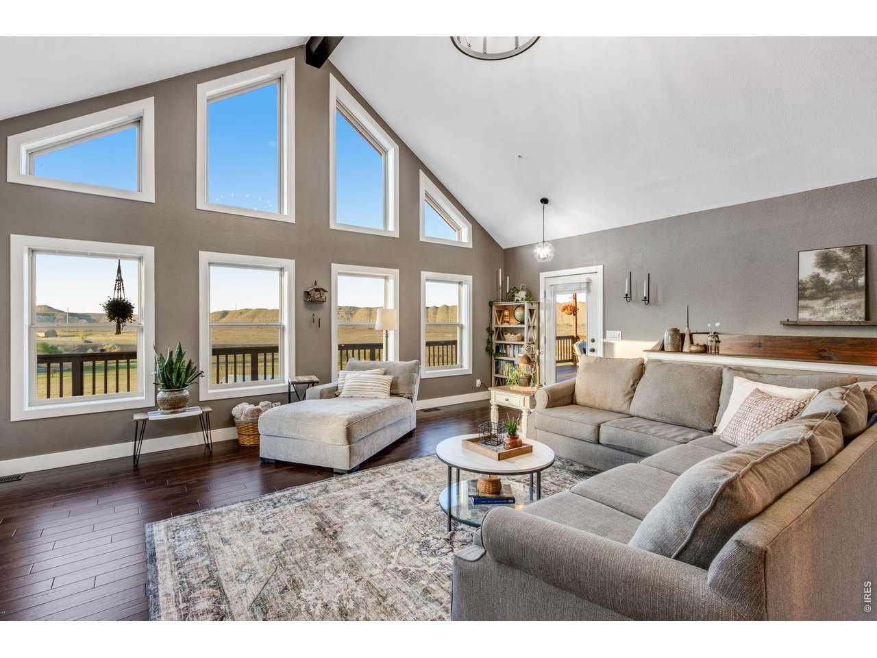 Vaulted ceilings and plenty of natural light 