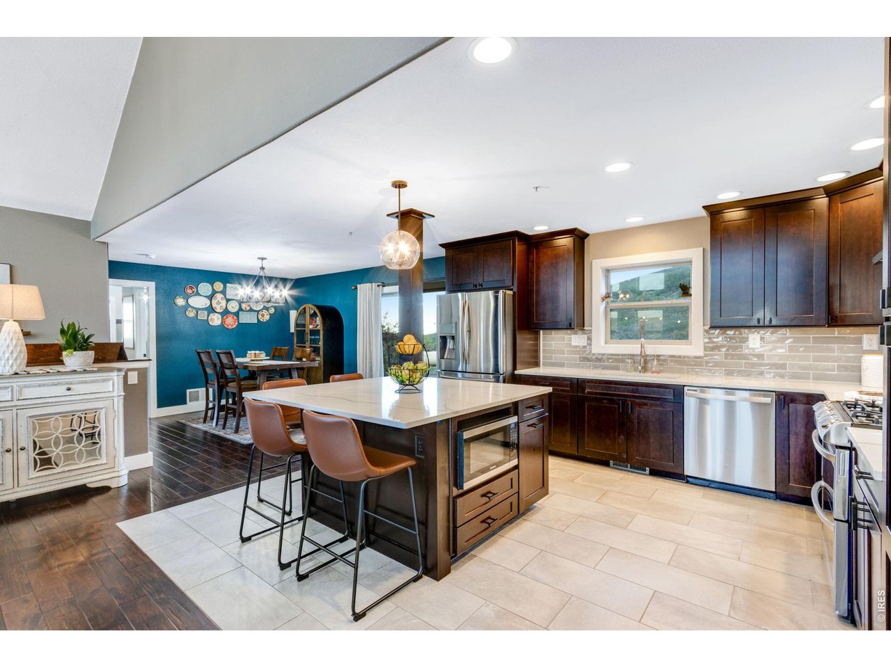 Quarts countertops and all appliances are included 