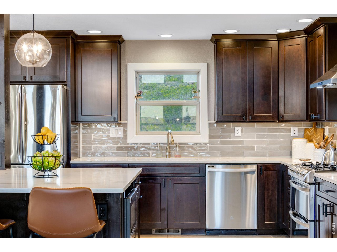 Gas range/double ovens and all appliances included 