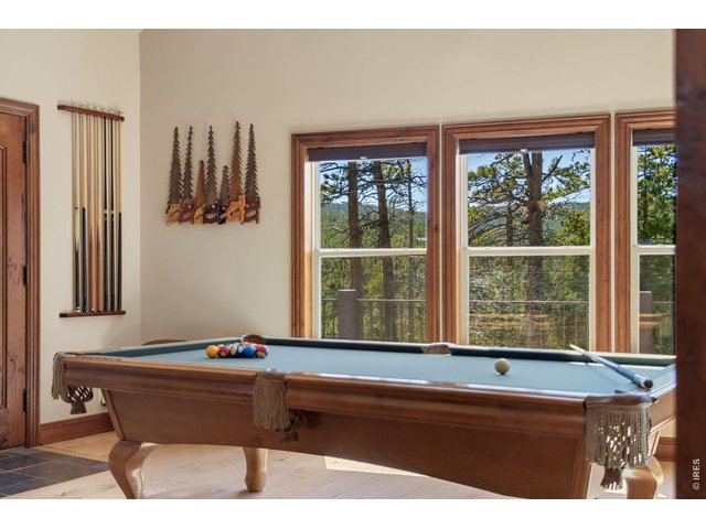 Property Photo 15 Beautifully restored pool table. New bumpers, felt and pockets. 