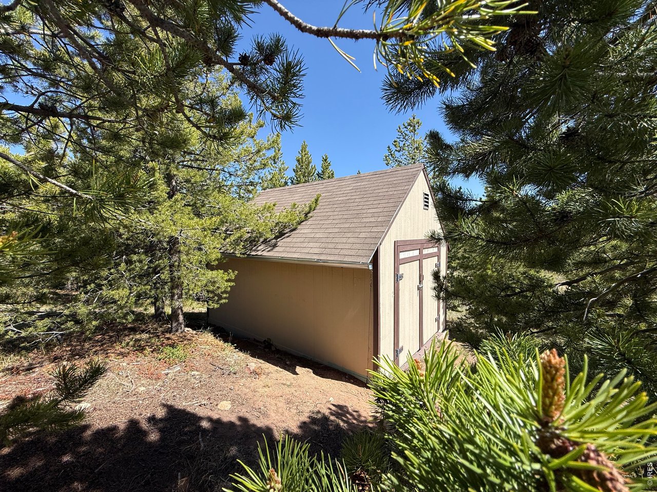 XL Tuff Shed- large enough for UTV and extra camping spot at west side of property.