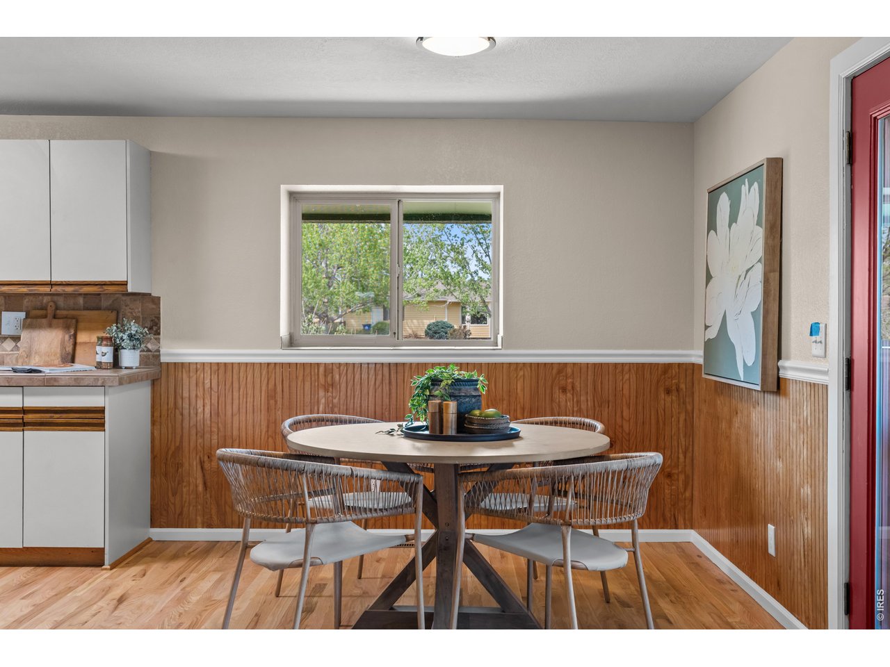 Open Floor plan allows for dining room space here or where the current living room is set up.