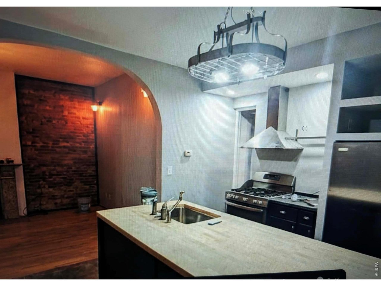 Potential opening to convert duplex to single family home