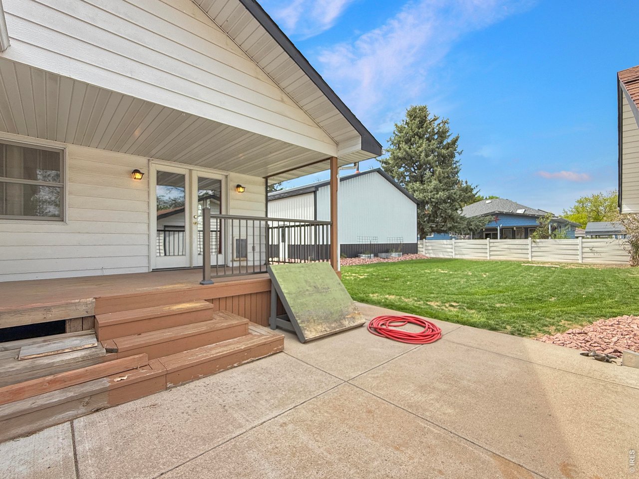Backyard With Patio!