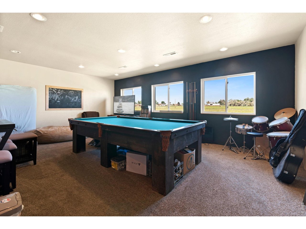 Upstairs rec room