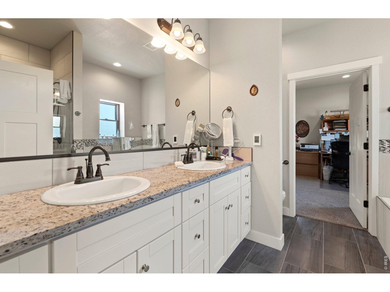 Jack & Jill bathroom with high end finishes