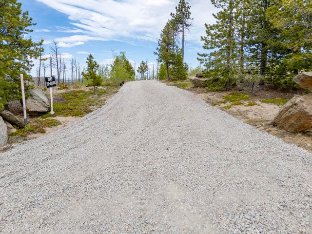 Property Photo 1 Welcome to 805 Meadows Drive in Drake, Colorado! New bed of crushed concrete leads to the build site with the best views!