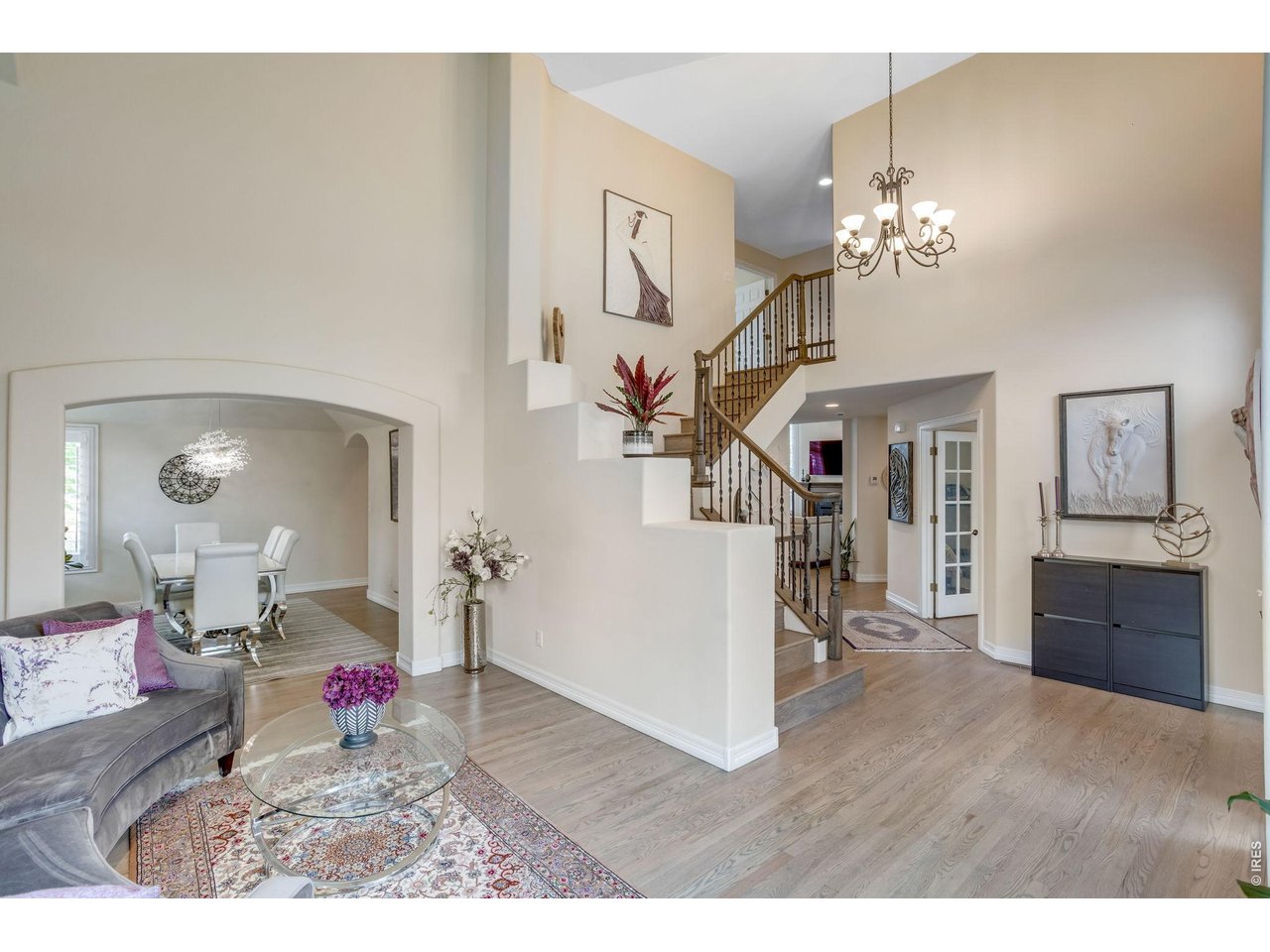 Flexible main level 5th bedroom, spacious in home office or studio space - comes with the standing armoire closet at 11 X 1