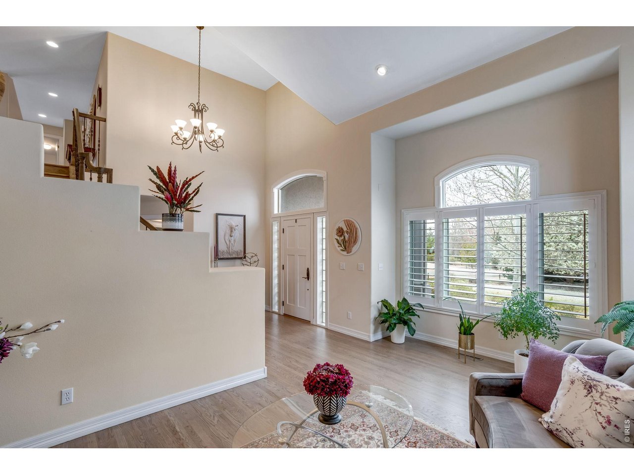 Graceful entry - soaring volume, scale, and beautiful natural light