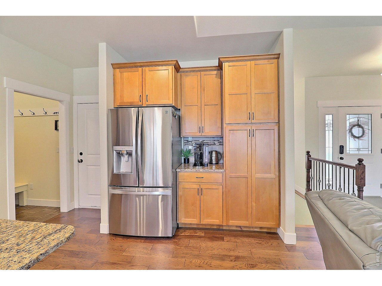 Built-In Pantry and Coffee Bar Area