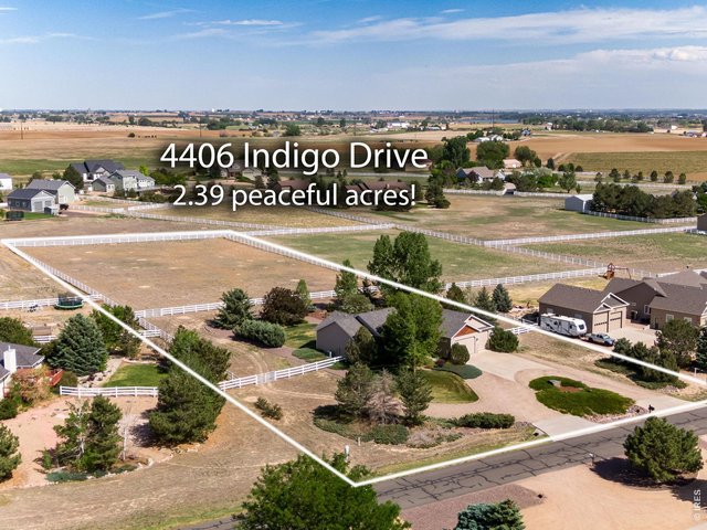 Property Photo 1 In Casa Loma Estates just east down Hwy14 off I-25 - this custom Turn-Key energy-efficient RANCH delivers the Colorado lifestyle in full! Horses welcome too - up to 3. Enjoy the 4-Car Tandem Garage - Heated, Insulated & Finished, fully fenced. 