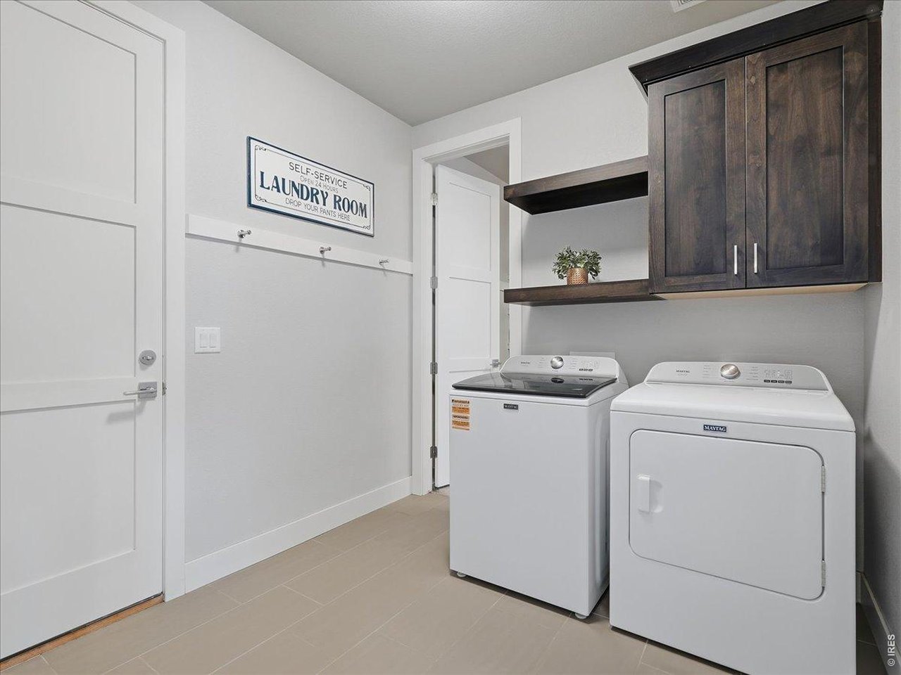 Spacious main level laundry