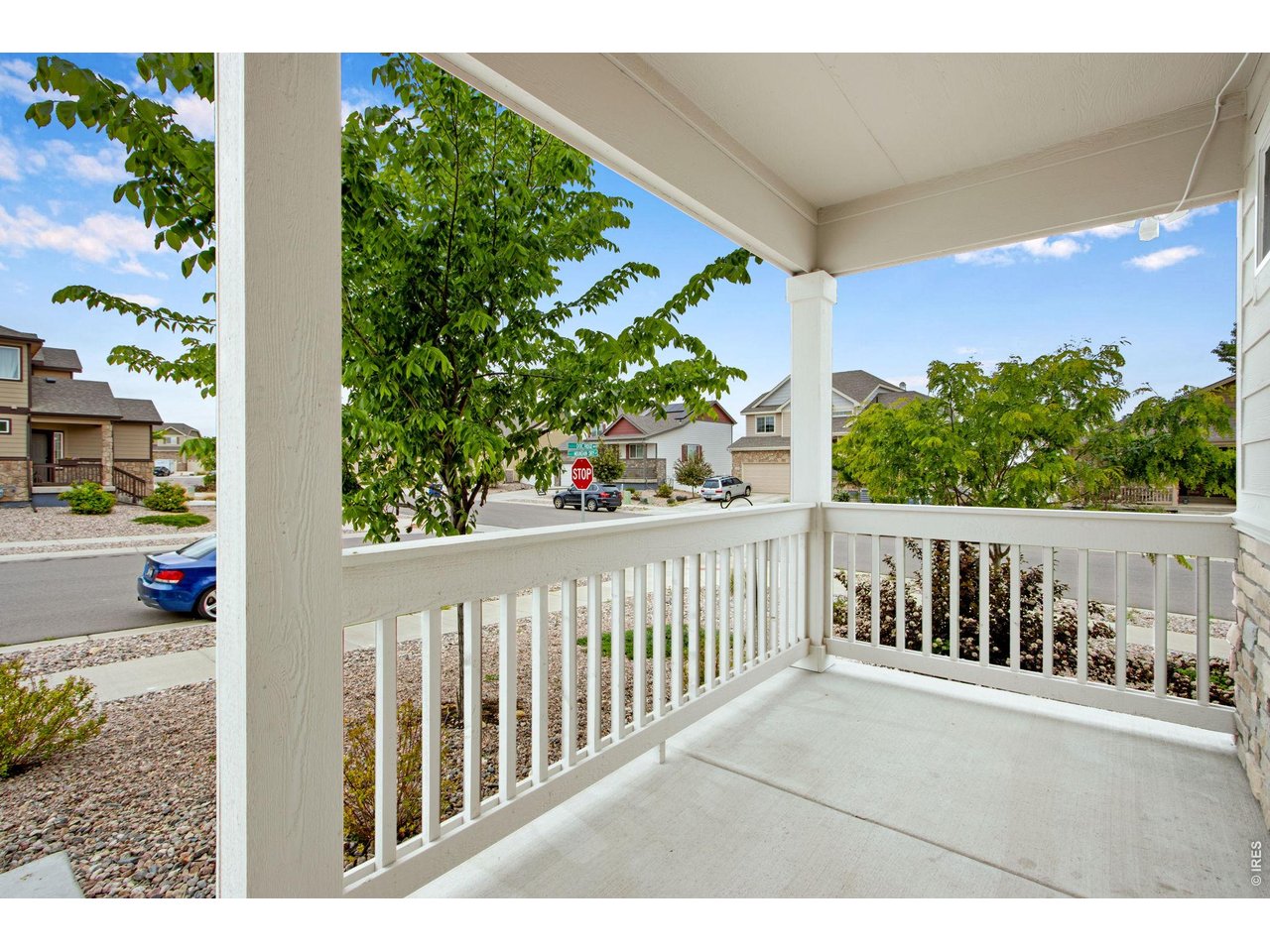 Covered front patio