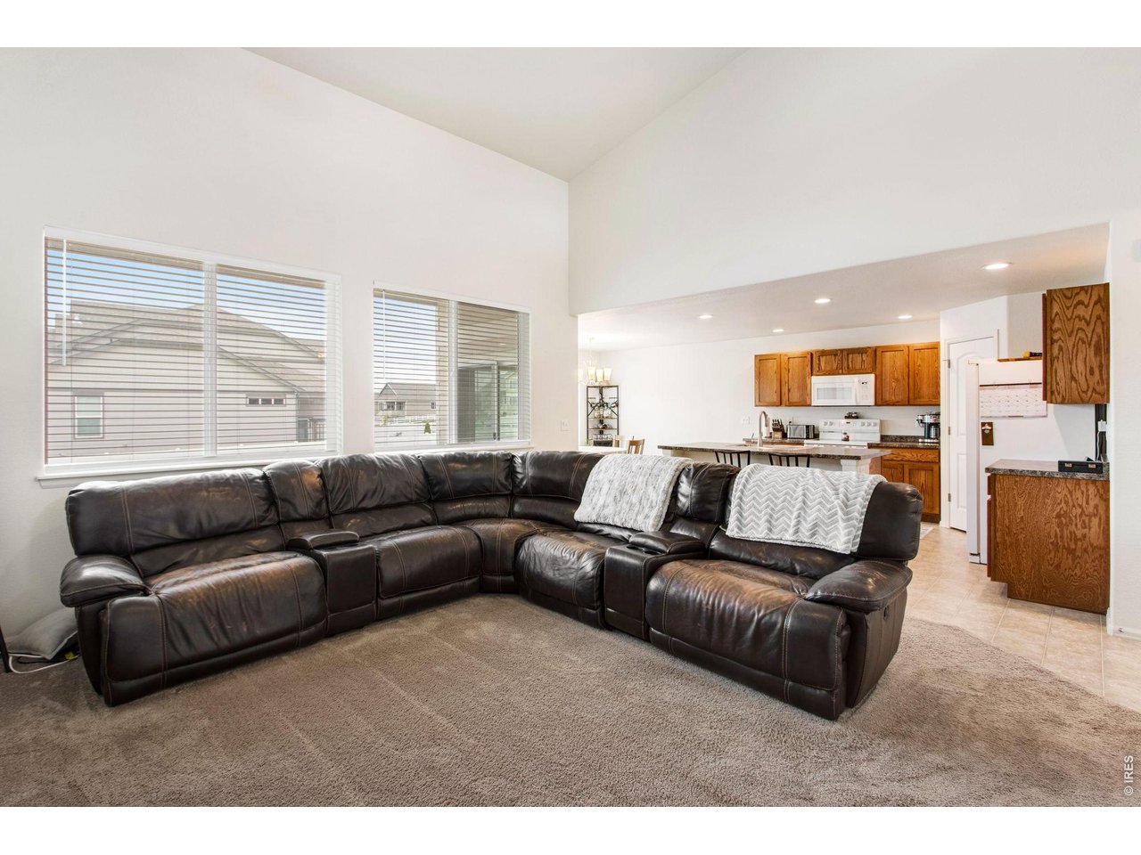 Open concept floor plan