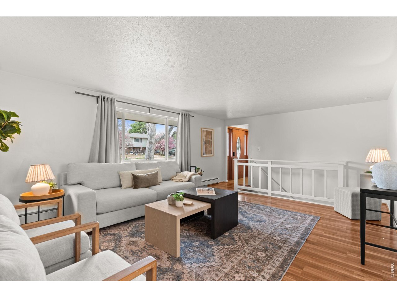 Warm, modern finishes in the main level living space