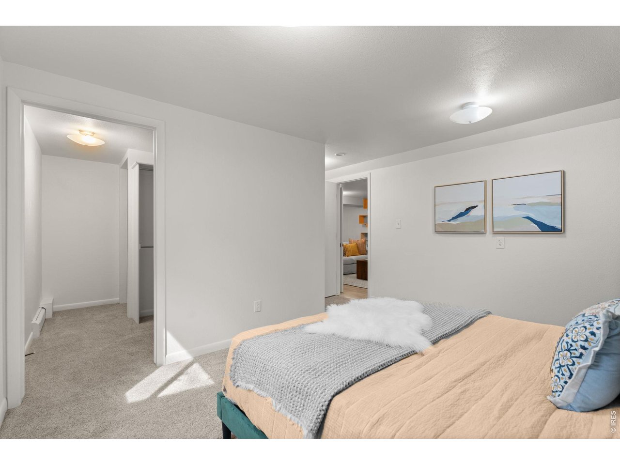 Includes a large walk-in closet