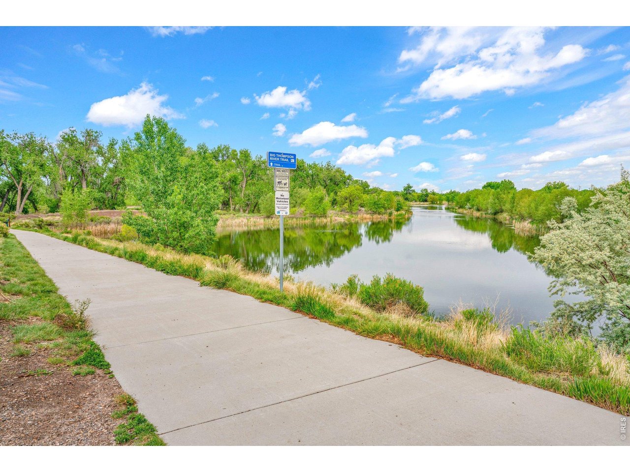 The neighborhood borders this great trail that goes throughout Loveland, to Boyd Lake State Park and up to Fort Collins..