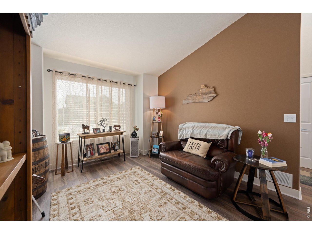 Living Room with Large Front Window