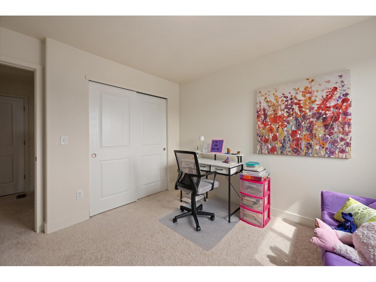 Third Bedroom Offers Large Closet Space