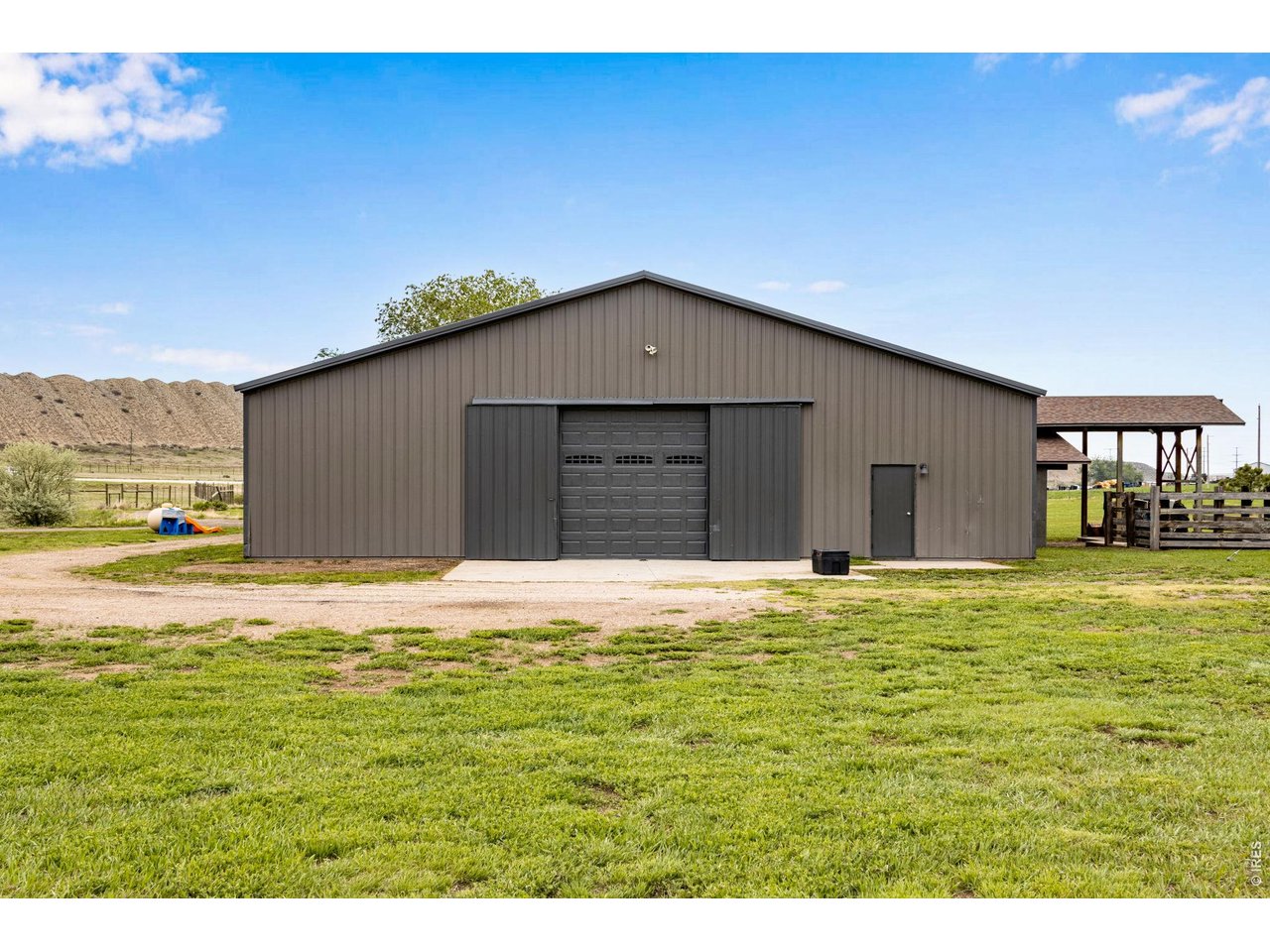 Back of shop features a 12 X 12 overhead door. 
