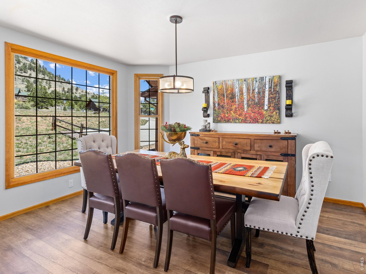 Formal Dining room, celebrating families and holiday traditions 