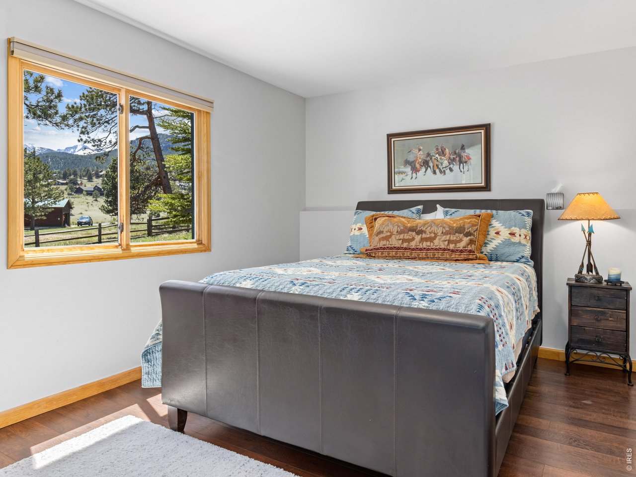 lower-level bedroom