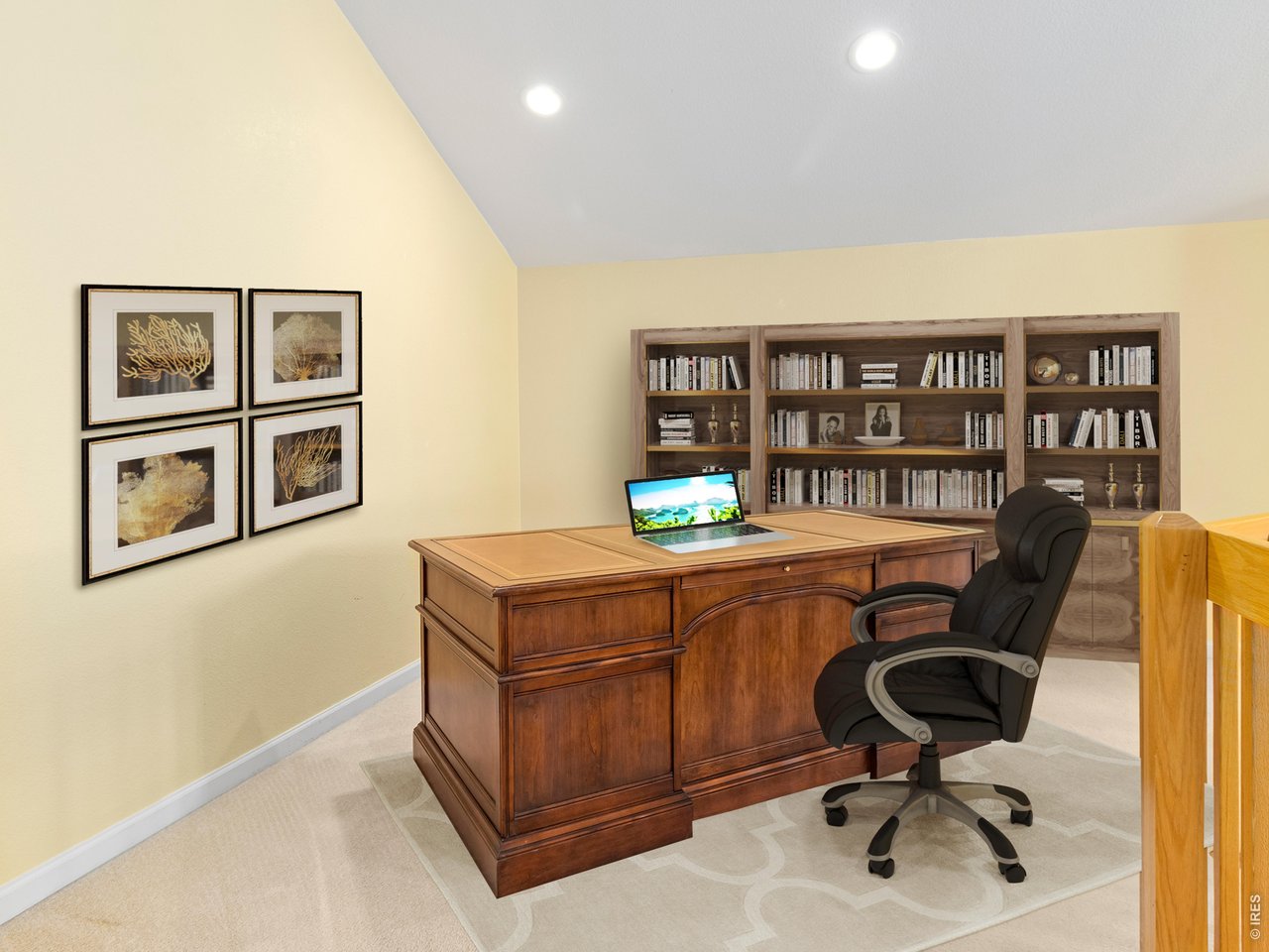 Home office/library