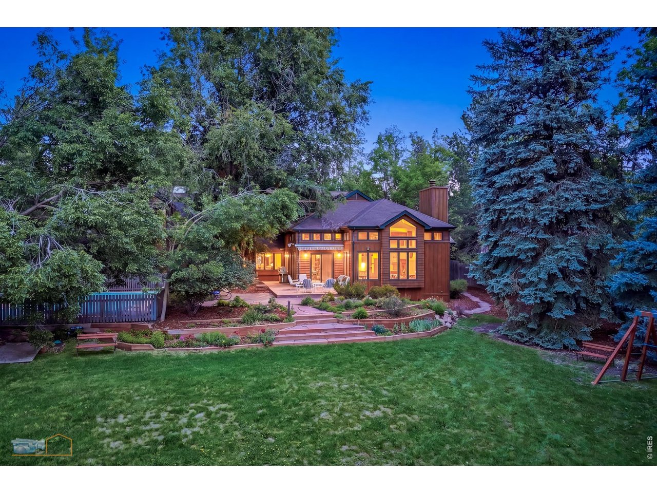 Open back yard