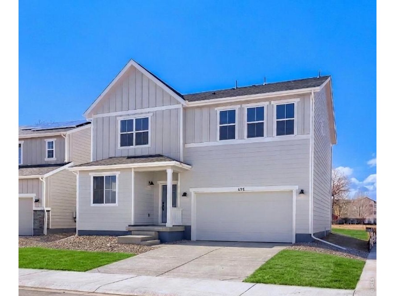 2 car attached garage