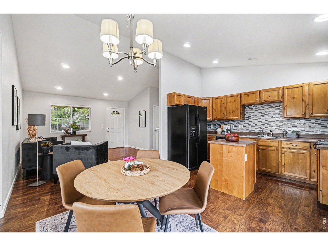 Bright and open dining space just off the kitchen