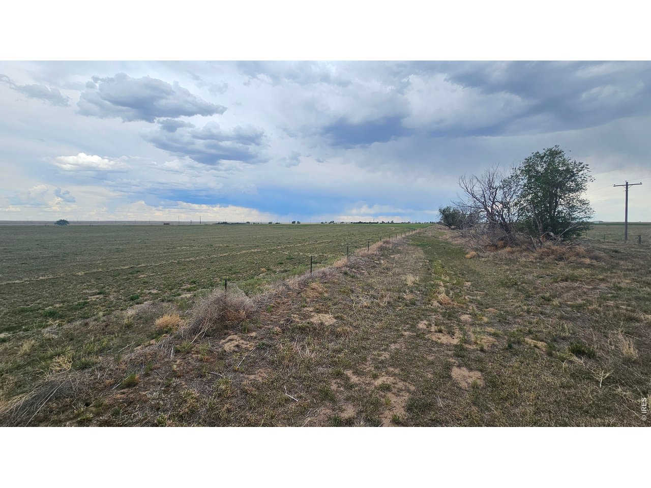 Access and irrigated ground looking south