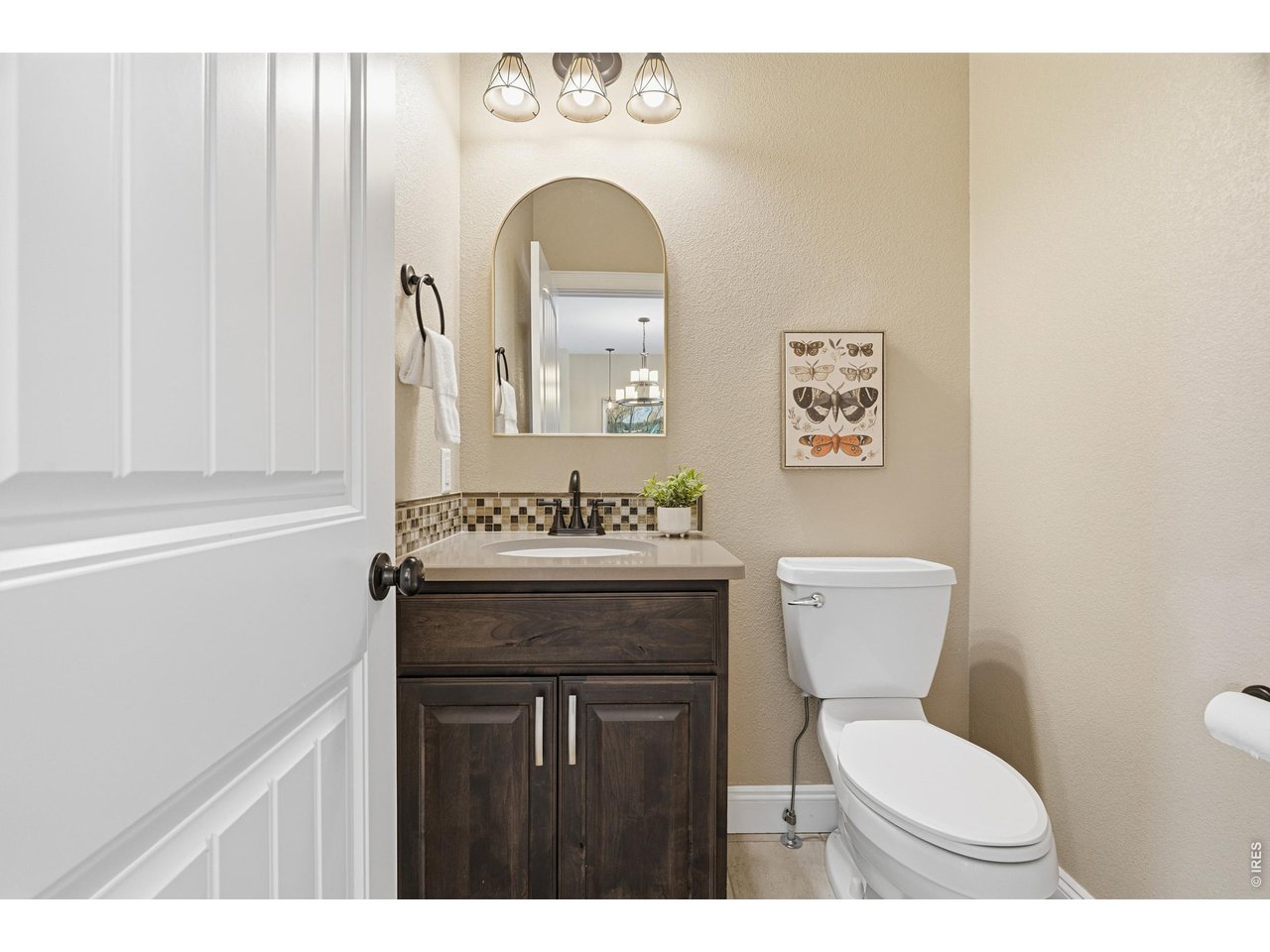 Main level half bath