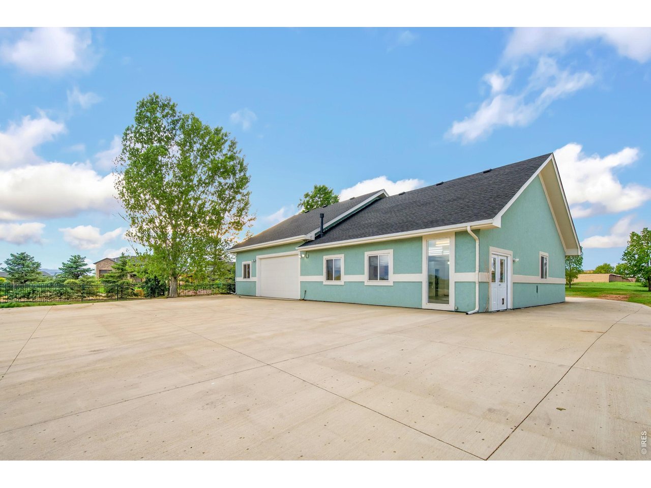 9 car detached garage/shop with own bathroom, sink and hot water heater.