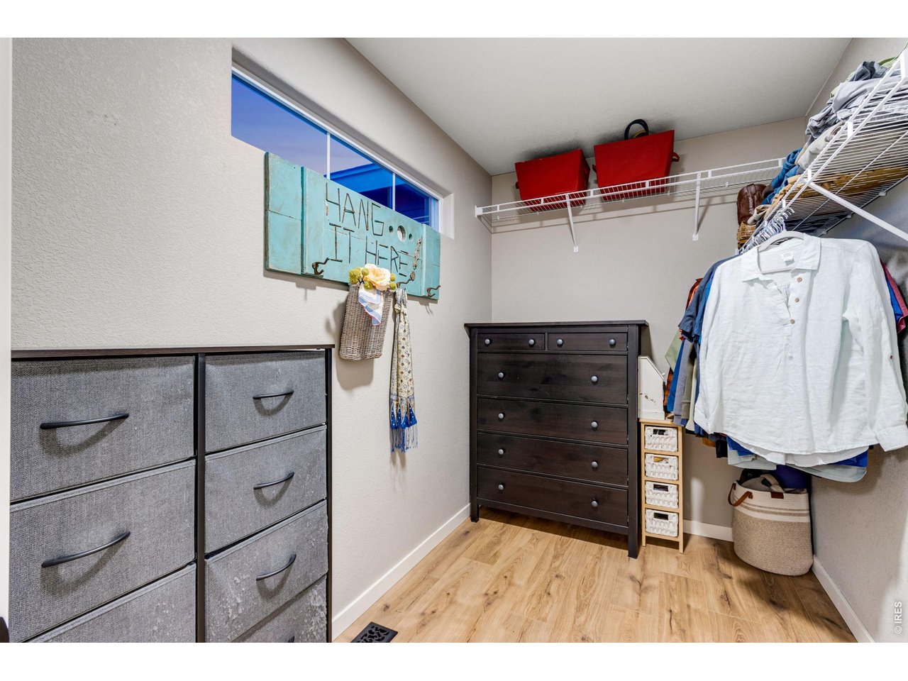 Plus a large walk-in closet with upper window for natural light