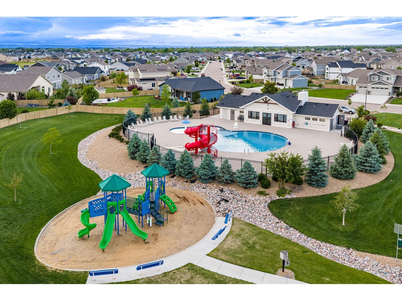 Community Swimming Pool, Clubhouse, and Parks and conveniently located right down the street. 