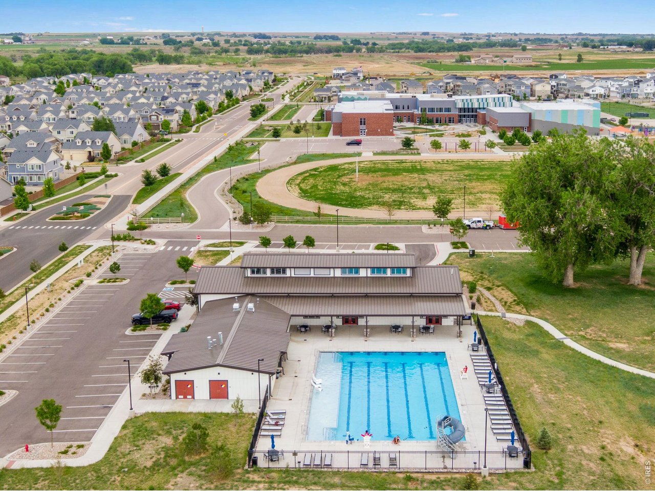 One of Two Neighborhood Pools
