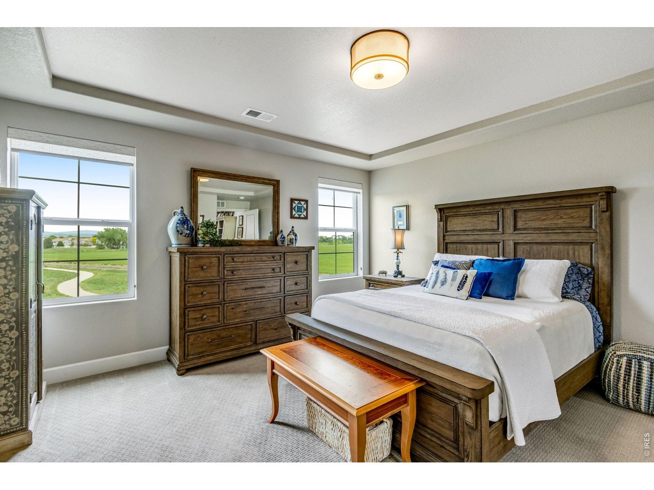Upstairs Bedroom with Large Walk In Closet
