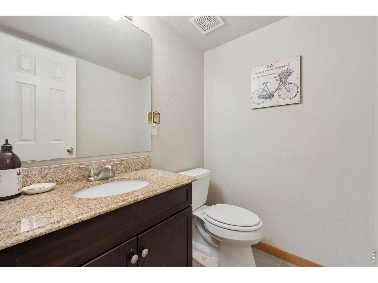 Convenient main-floor half bath