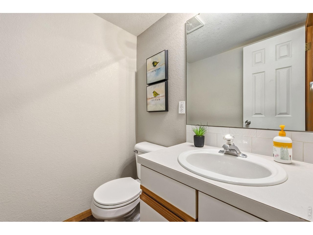 Main floor half bathroom